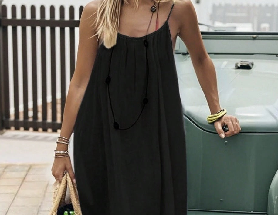 Perla | Solid Ruched Open-Back Mini Dress in Glacé Silk-Look Fabric