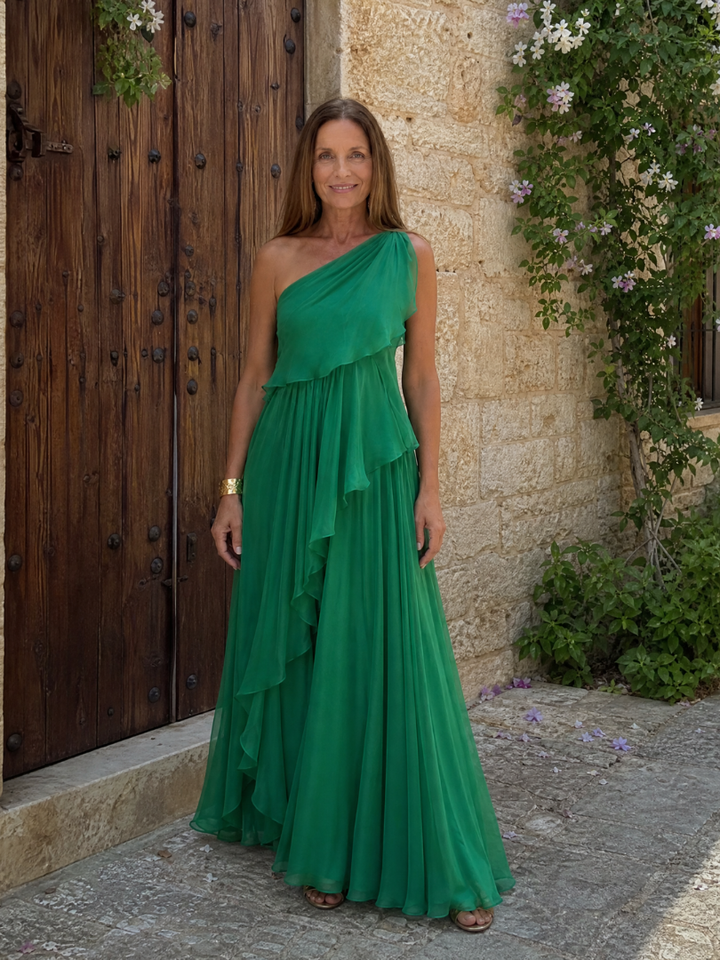 Tracey™ | Abito Lungo con Volant