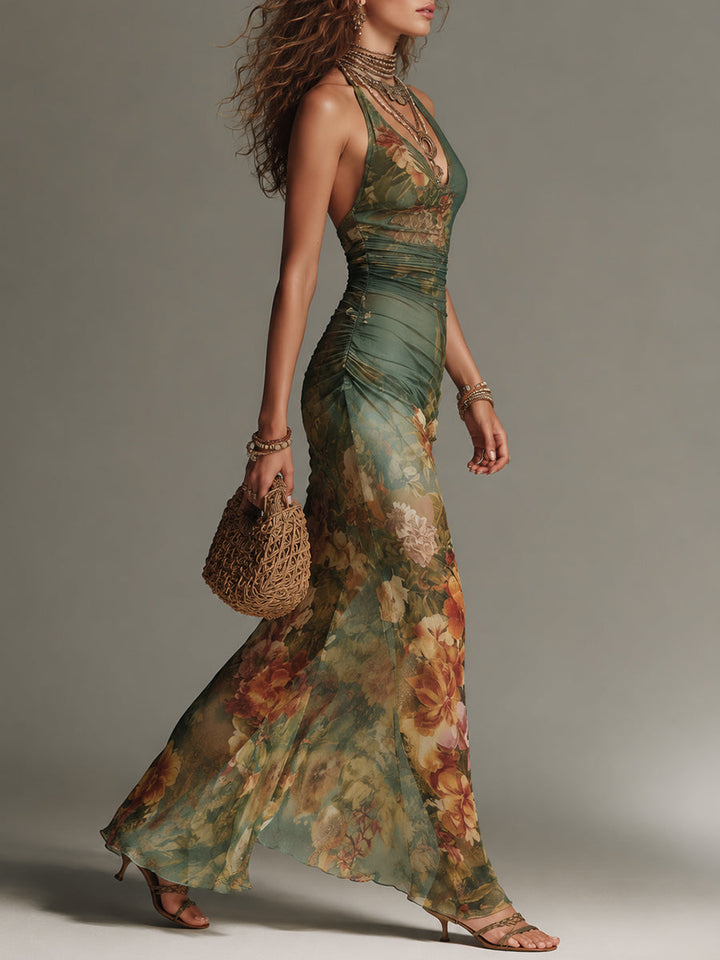 Shantoria™ | Abito Lungo Floreale