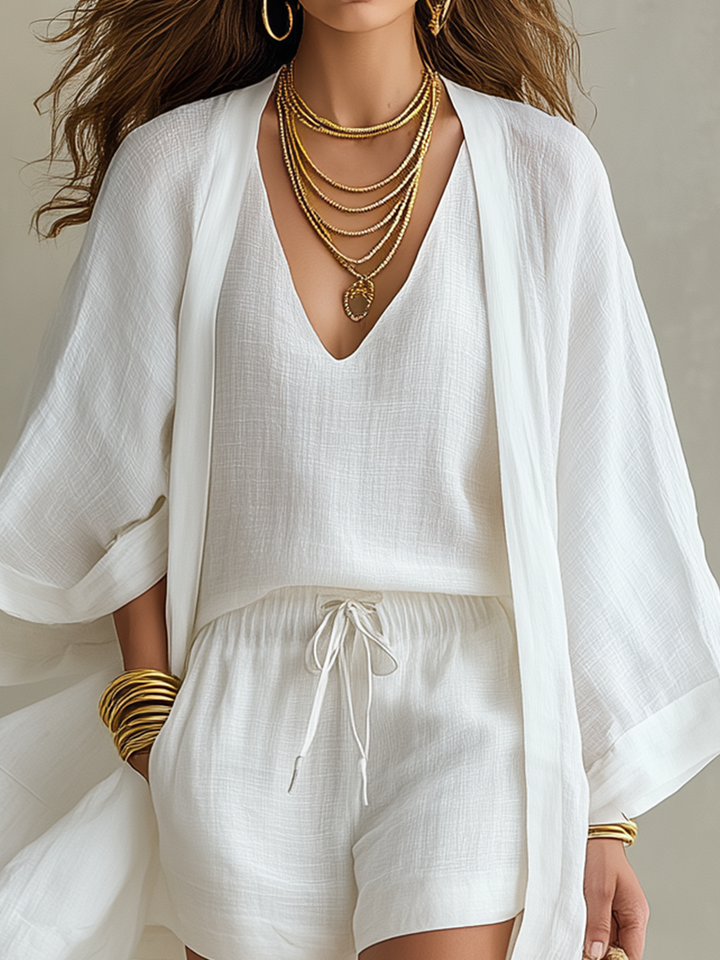 Completo Casual Leggero Tre Pezzi a Strati