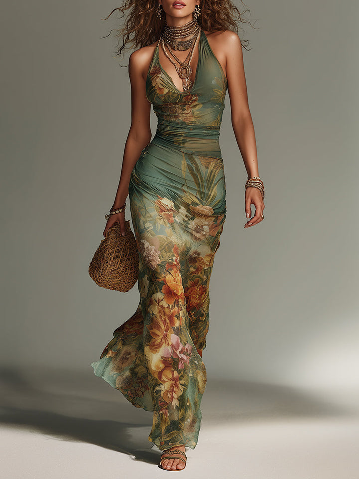 Shantoria™ | Abito Lungo Floreale