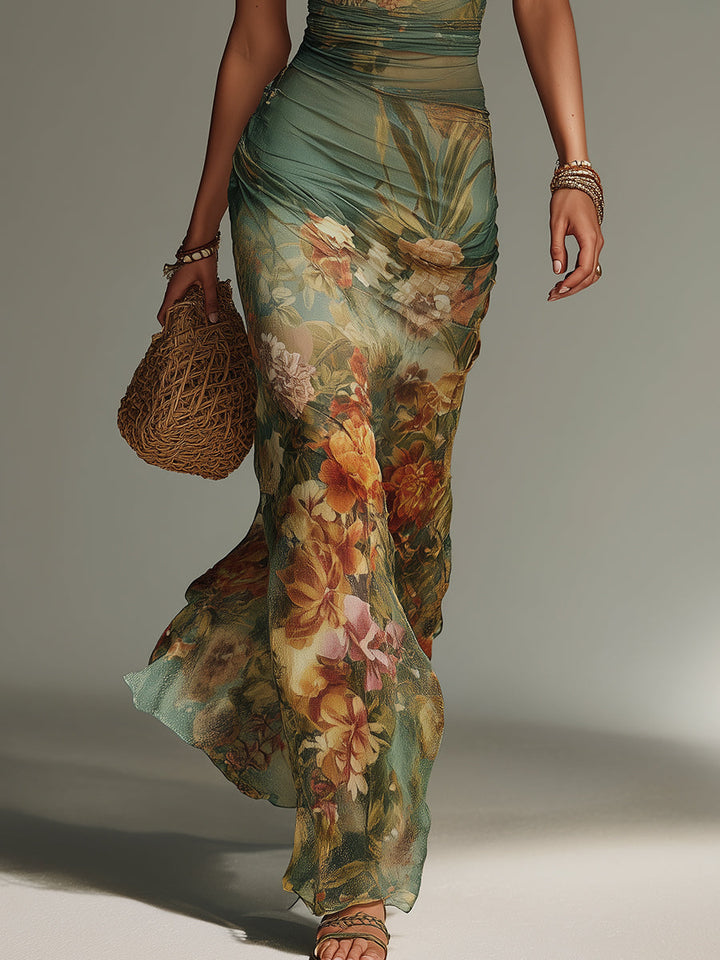 Shantoria™ | Abito Lungo Floreale