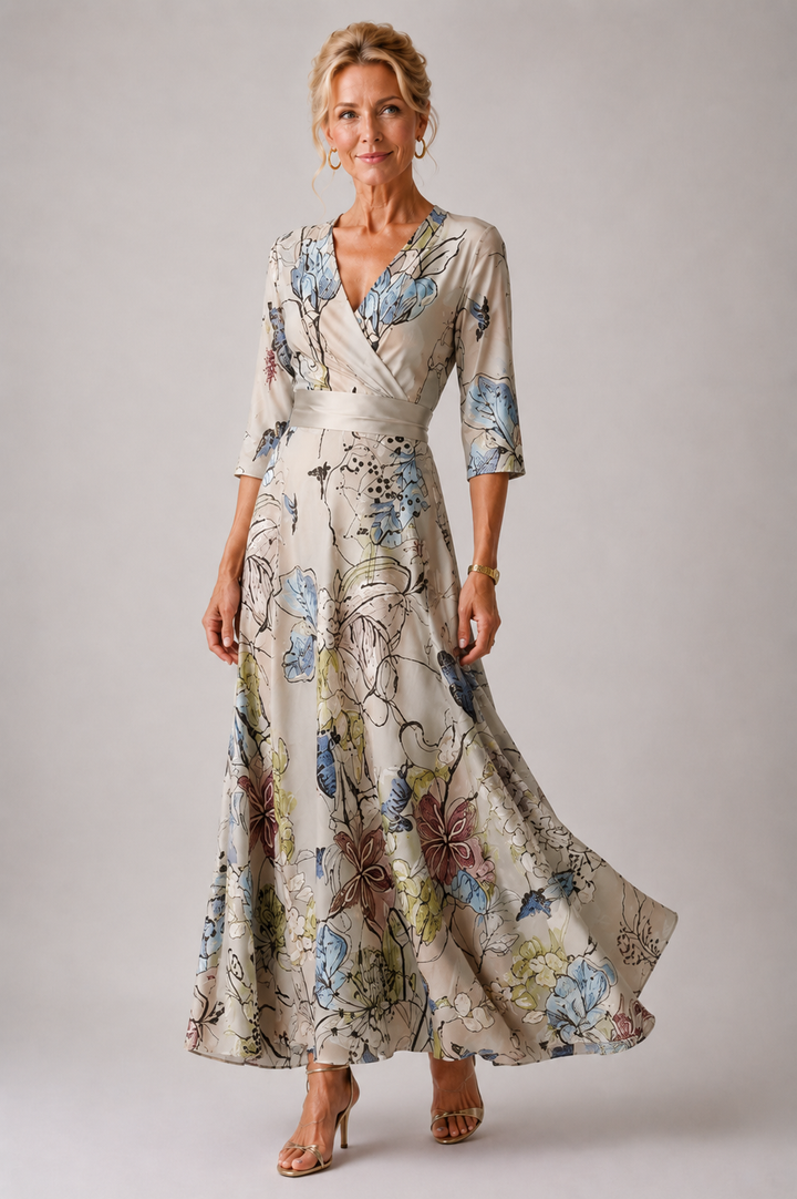 Ysa | Abito Elegante con Stampa Floreale