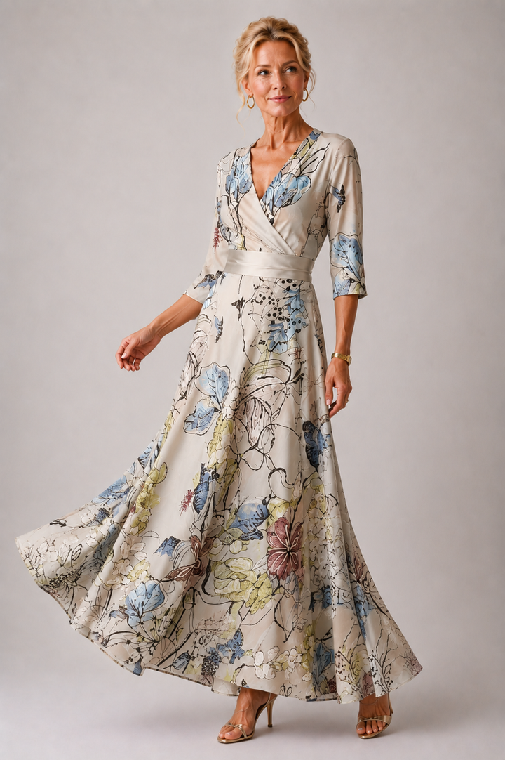 Ysa | Abito Elegante con Stampa Floreale