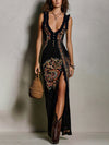 Ava | Abito Lungo Boho Stampato