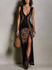 Ava | Abito Lungo Boho Stampato