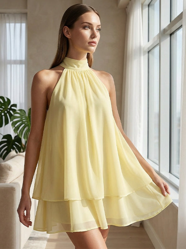 Piuma | Lightweight Flowing Layered Mini Dress
