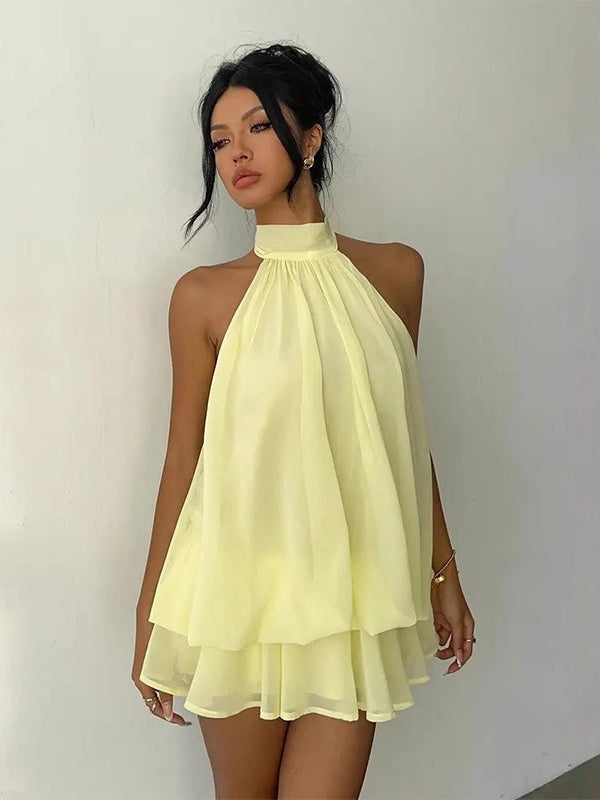 Piuma | Lightweight Flowing Layered Mini Dress