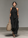 Gladys™ | Abito Lungo con Tasche