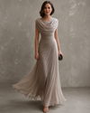 Jilliann™ | Abito Lungo Drappeggiato