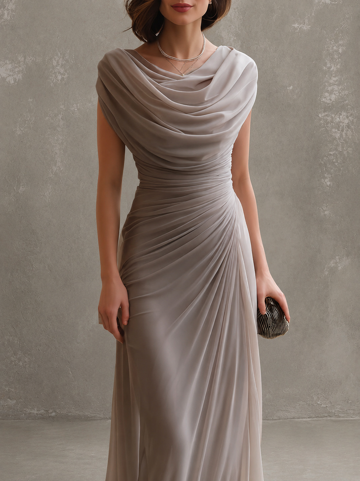 Jilliann™ | Abito Lungo Drappeggiato