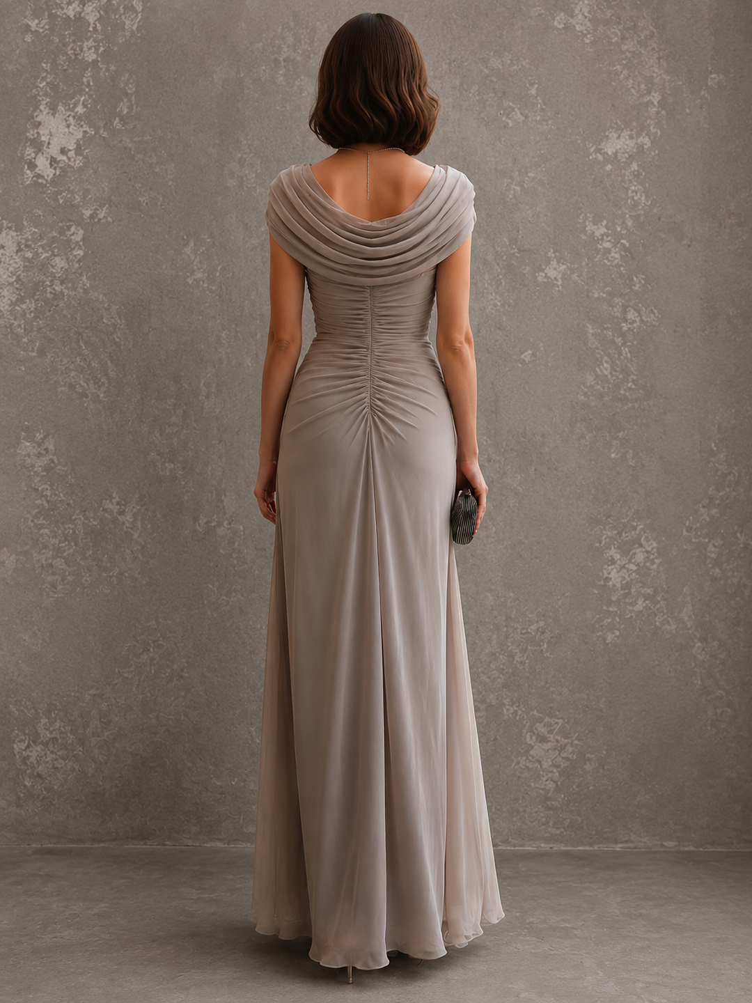 Jilliann™ | Abito Lungo Drappeggiato