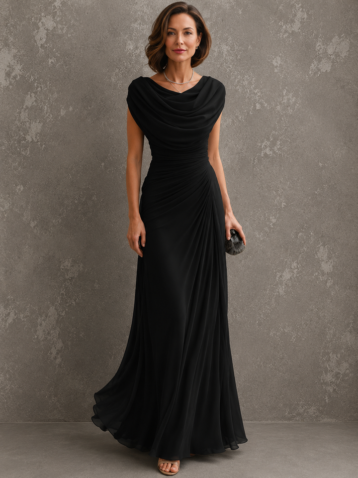 Jilliann™ | Abito Lungo Drappeggiato