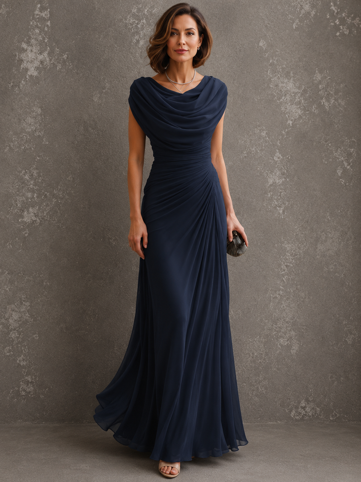 Jilliann™ | Abito Lungo Drappeggiato