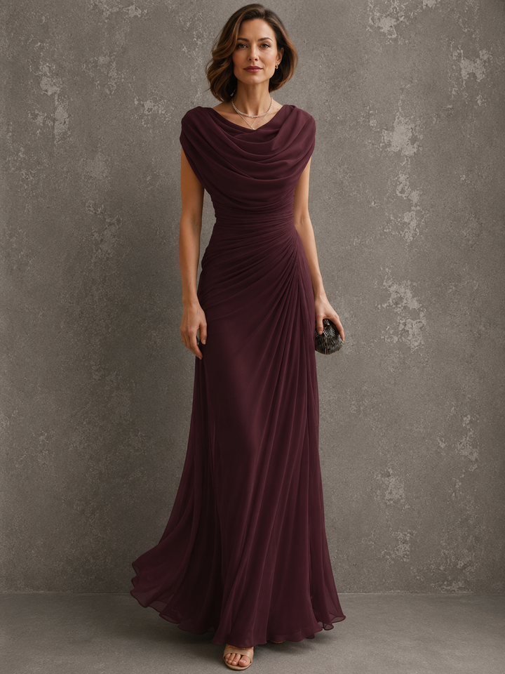 Jilliann™ | Abito Lungo Drappeggiato