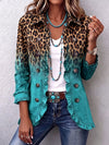 Maura | Blazer Leopardo Sfumato con Volant
