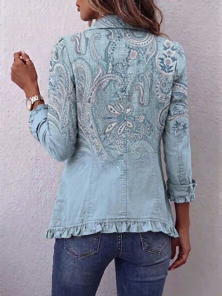 Veneranda | Giacca Vintage in Cashmere con Volant