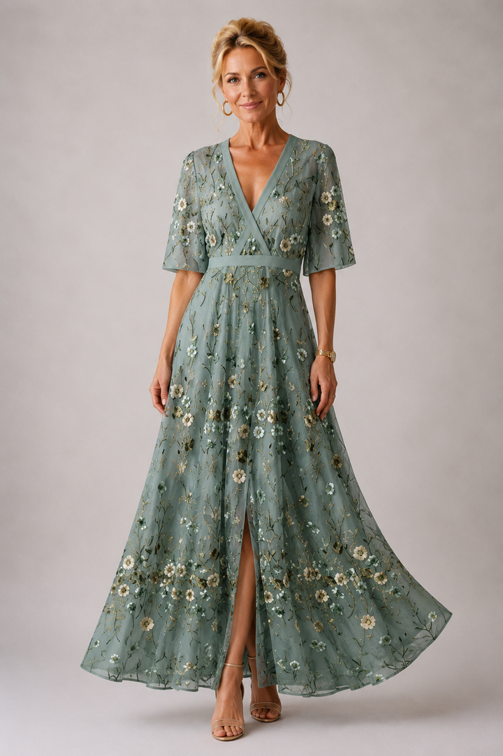 Ysa | Abito Elegante con Stampa Floreale